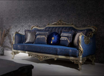 Exquisite Classic s Sofa for the Living room with golden patterns